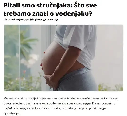 Mamin kutak: Pitali smo stručnjaka o porodu